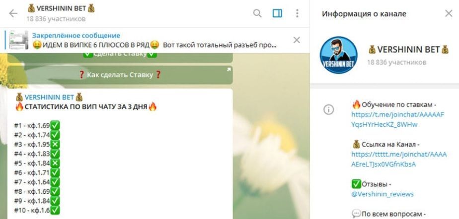 ВЕРШИНИН СТАВИТ отзывы