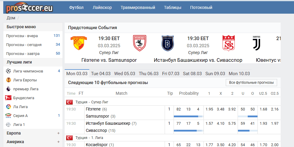 Prosoccer.eu