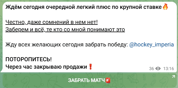 капер hockey imperia