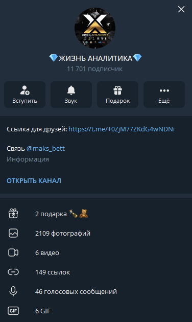 Жизнь аналитика телеграмм