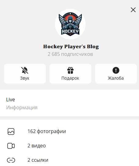 Hockey Player s Blog телеграмм