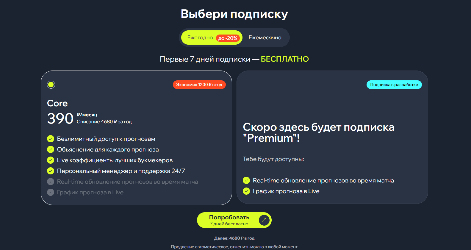 статистика Ai-Prognozy