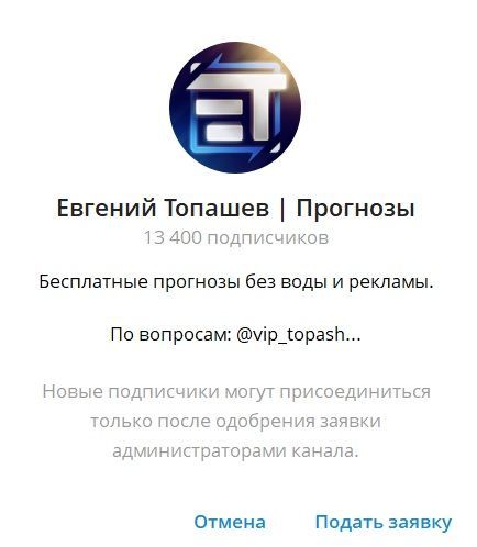 Евгений Топашев | Прогнозы отзывы