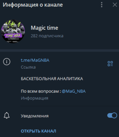 Magic time телеграмм